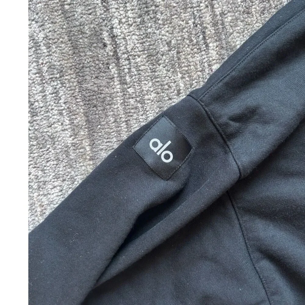 Alo Yoga Polo Henley Pullover Sweatshirt XS
